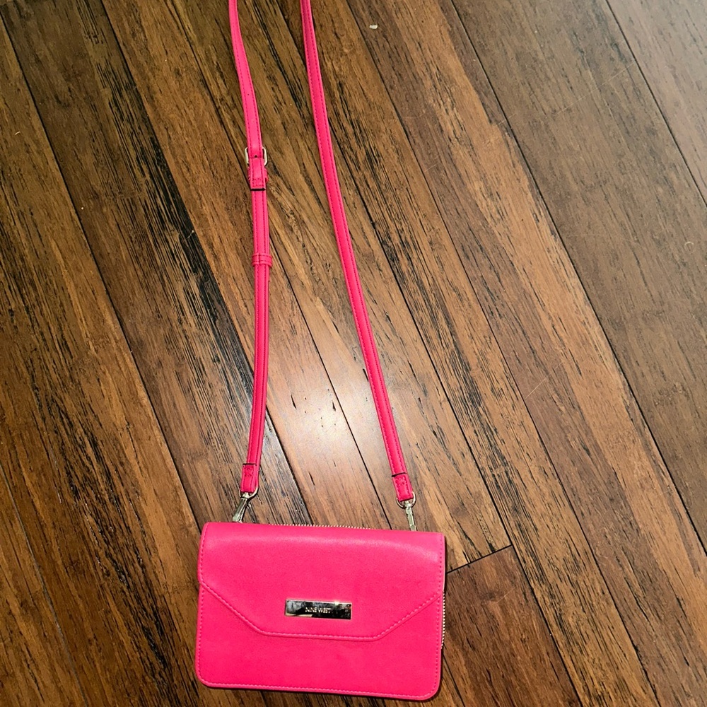 NINE WEST HOT PINK PURSE